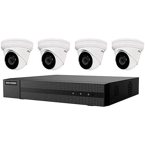 Hikvision EKI-K41T44 Value Express Kit – 4-Channel PoE NVR with Four 4MP 2.8mm Lens Cameras