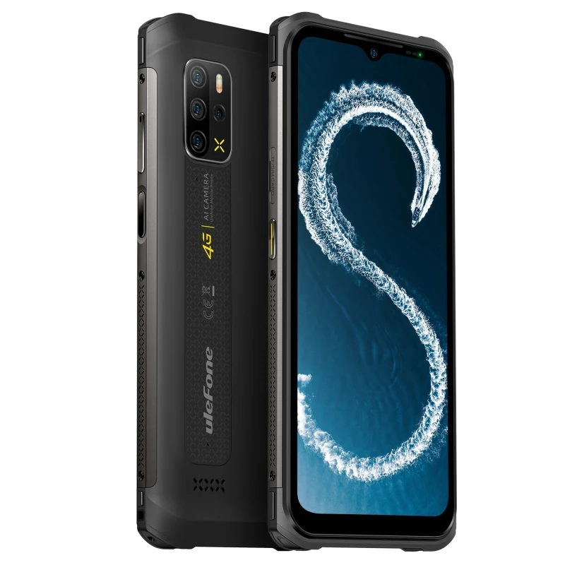 Ulefone Armor 12S – Rugged 4G Android 12 Smartphone with 8GB RAM + 128GB Storage, 6.52″ Display