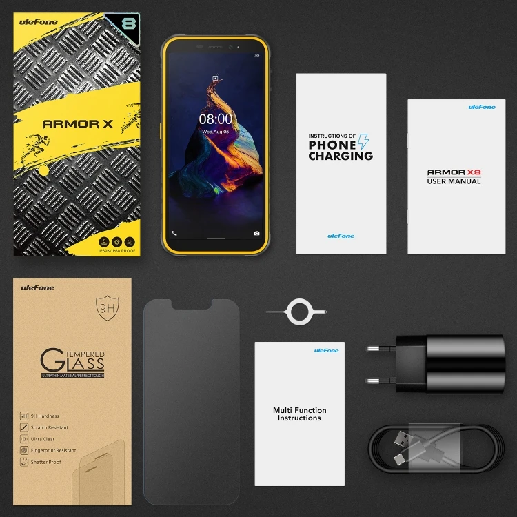 Ulefone Armor X8 – Waterproof 4G LTE Rugged Smartphone with Android 10, 4GB RAM + 64GB Storage - Image 5