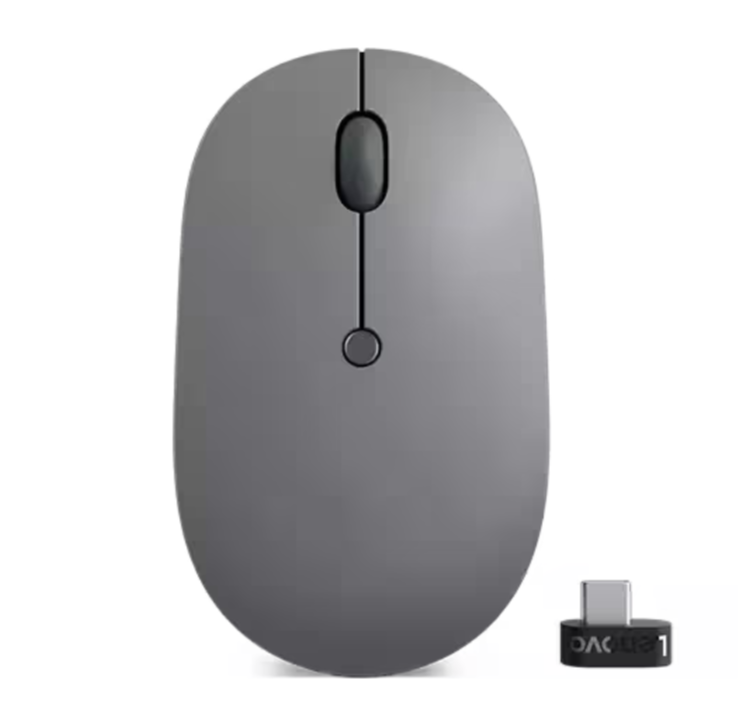 Lenovo Go USB-C Wireless Mouse (Thunder Black) – Ergonomic, Rechargeable Productivity Tool - Image 2