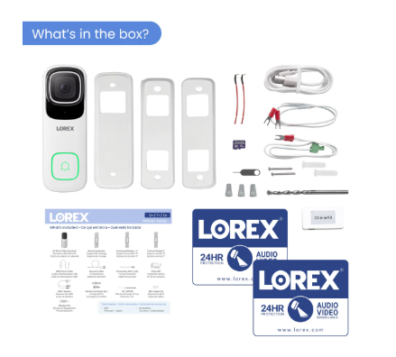Lorex 4K Wired Wi-Fi Video Doorbell – Ultra HD, Cloud-Enabled, with 32GB Local Storage - Image 7