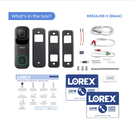 Lorex 4K Wired Wi-Fi Video Doorbell – Ultra HD, Cloud-Enabled, with 32GB Local Storage - Image 8