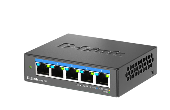 D-Link DMS-105 5-Port 2.5Gb Unmanaged Multi-Gig Switch – All 2.5G Ports, Fanless, Plug & Play - Image 8