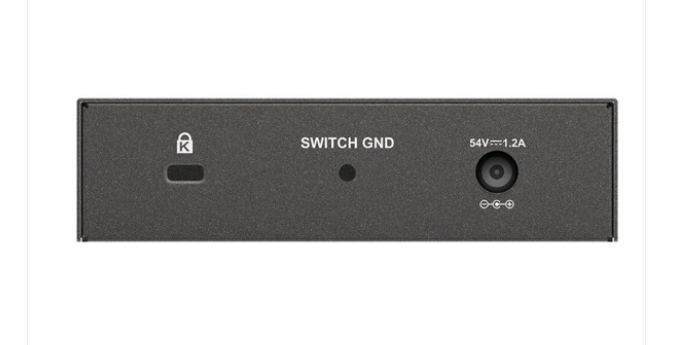 D-Link DGS-1005P 5-Port Gigabit PoE+ Switch – 4 PoE+ Ports, 60W Budget, Fanless Metal Desktop Design - Image 3