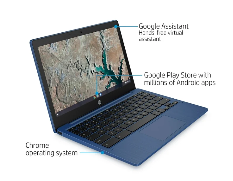 HP Chromebook 14a – 14" FHD Laptop with Intel Core i3, 8GB RAM, 128GB SSD, ChromeOS - Image 8