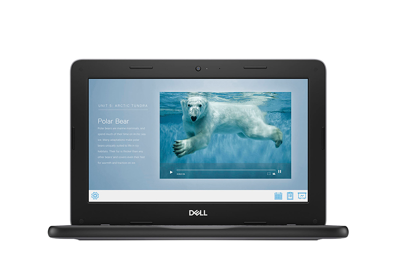 Dell Chromebook 3110 32 GB eMMC, on-board E4 Power Cord 1M for US Bottom Door 4 GB, LPDDR4, 2933 MHz, integrated 11.6, HD 1366x768, 60Hz, Non-Touch, Anti-Glare, Cam/Mic, WLAN 1 Year Mail In Service (Disti SNS)