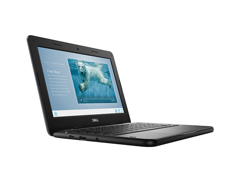 Dell Chromebook 3110 32 GB eMMC, on-board E4 Power Cord 1M for US Bottom Door 4 GB, LPDDR4, 2933 MHz, integrated 11.6, HD 1366x768, 60Hz, Non-Touch, Anti-Glare, Cam/Mic, WLAN 1 Year Mail In Service (Disti SNS) - Image 7