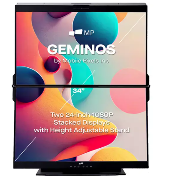 Mobile Pixels Geminos 24 inch FHD 60Hz IPS LED Monitor