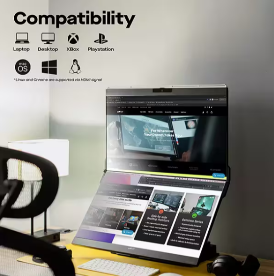 Mobile Pixels Geminos 24 inch FHD 60Hz IPS LED Monitor - Image 8