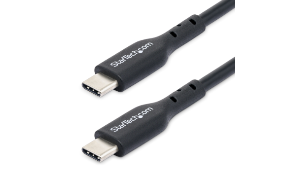 StarTech 6ft USB-C Charging Cable – 60W Power Delivery & Data Sync with Durable TPE Jacket