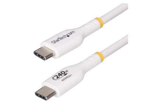 StarTech 13ft USB-C Charging Cable – 240W USB-IF Certified Power & Extended Reach Connectivity