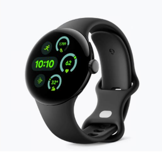 Pixel Watch 3 45mm LTE – Bold Black-on-Black Design with Powerful 4G Connectivity