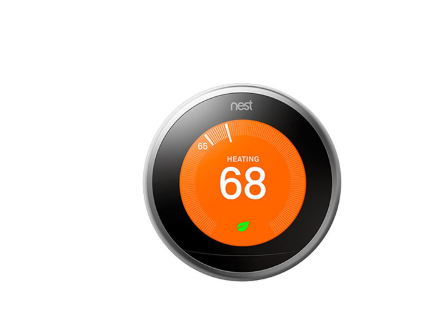 Google Nest Learning Thermostat (3rd Gen) – Stainless Steel Smart Thermostat for Energy-Saving Comfort