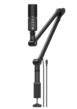 Title: Profile USB Microphone with Boom Arm, 3m USB-C Cable, and Pouch – Perfect for Clear Audio Recording - Image 5