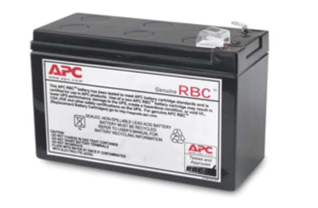 Genuine APC Replacement Battery Cartridge – 100% Compatible with Select APC UPS Models