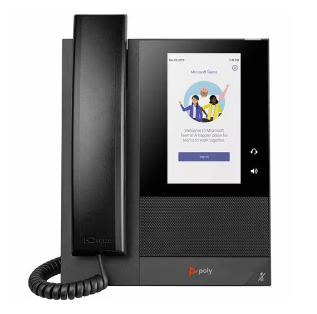 Poly CCX 400 IP Phone – Corded VoIP Desktop & Wall Mountable with 5" LCD and PoE