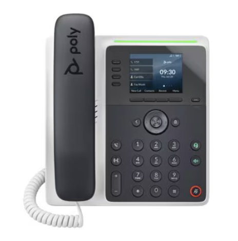 Poly Edge E220 IP Phone with Bluetooth & PoE – Corded/Cordless VoIP Desktop or Wall Mount - Image 2