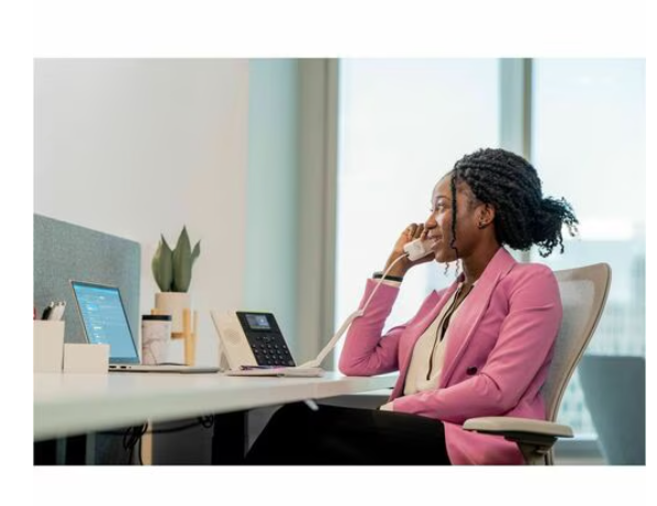 Poly Edge E220 IP Phone with Bluetooth & PoE – Corded/Cordless VoIP Desktop or Wall Mount - Image 7