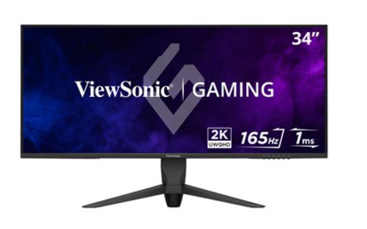 ViewSonic VX3418-2K 34" UWQHD Gaming Monitor – 165Hz, 1ms, HDMI & DisplayPort