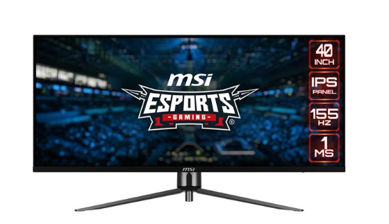 MSI MAG401QR 40" Gaming Monitor – UWQHD 155Hz IPS LED with HDMI, DP & USB-C