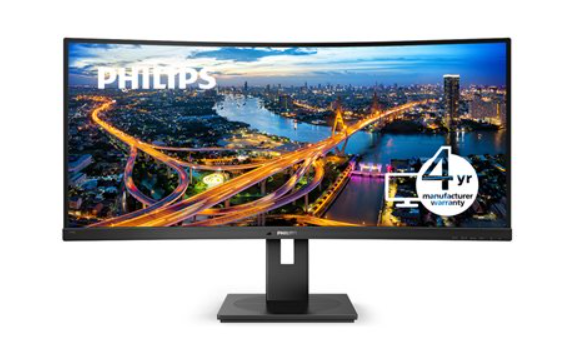 Philips B Line 346B1C Curved LED Monitor 34" – TAA Compliant Display