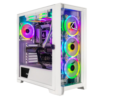 CLX SET Gaming PC – Intel Core Ultra 7, RTX 5060 Ti 16GB, 64GB DDR5, 2TB NVMe SSD, WiFi, White – Windows 11 Home