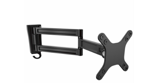 Dual Swivel Monitor Wall Mount Arm for VESA Monitors & TVs up to 34"