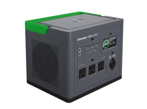 Schneider OffGrid Portable Power Station 500 – 516Wh Lithium-ion, 120V, Pure Sinewave, 3 NEMA Outlets - Image 2