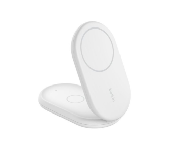 Belkin 2-in-1 Magnetic Foldable Wireless Charger with Qi2 15W – MagSafe & Fast Charging - Image 3