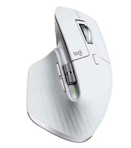 Logitech MX Master 3S Wireless Performance Mouse – 8K DPI, Ultra-Fast Scrolling, Ergonomic, Bluetooth, Pale Grey - Image 8